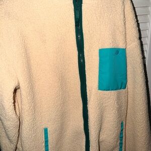 Lego Cream Fleece with Green Accents